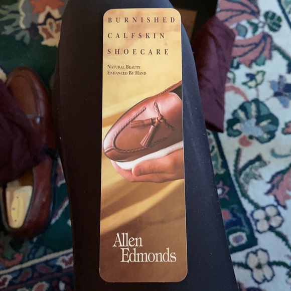Allen Edmonds Bradley Chili Oxfords & shoe trees